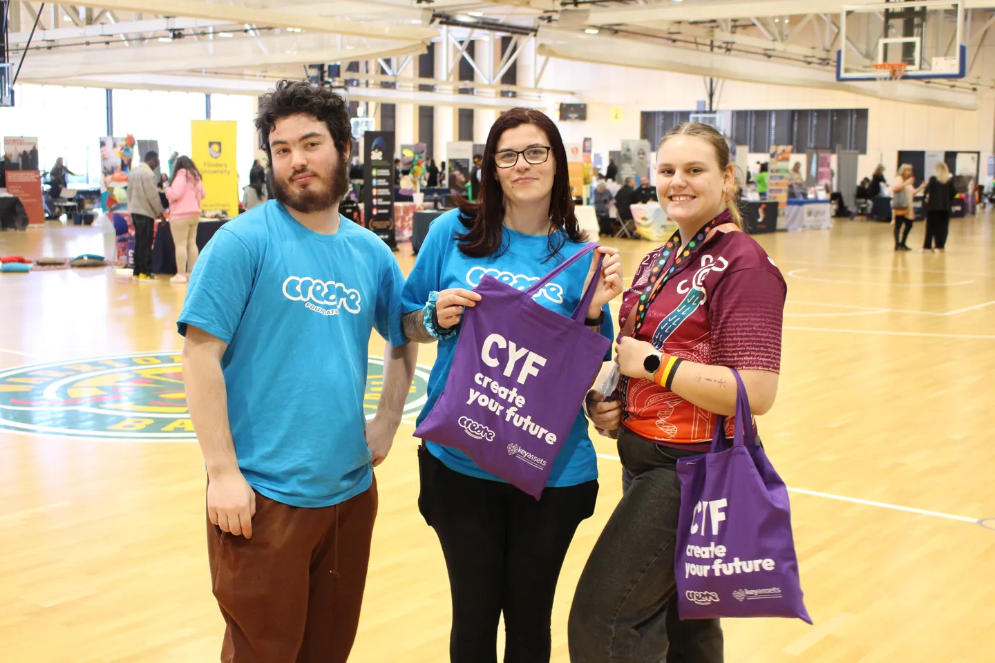 A photo from the 2025 CYF Expo in partnership with CREATE Foundation and Key Assets Australia